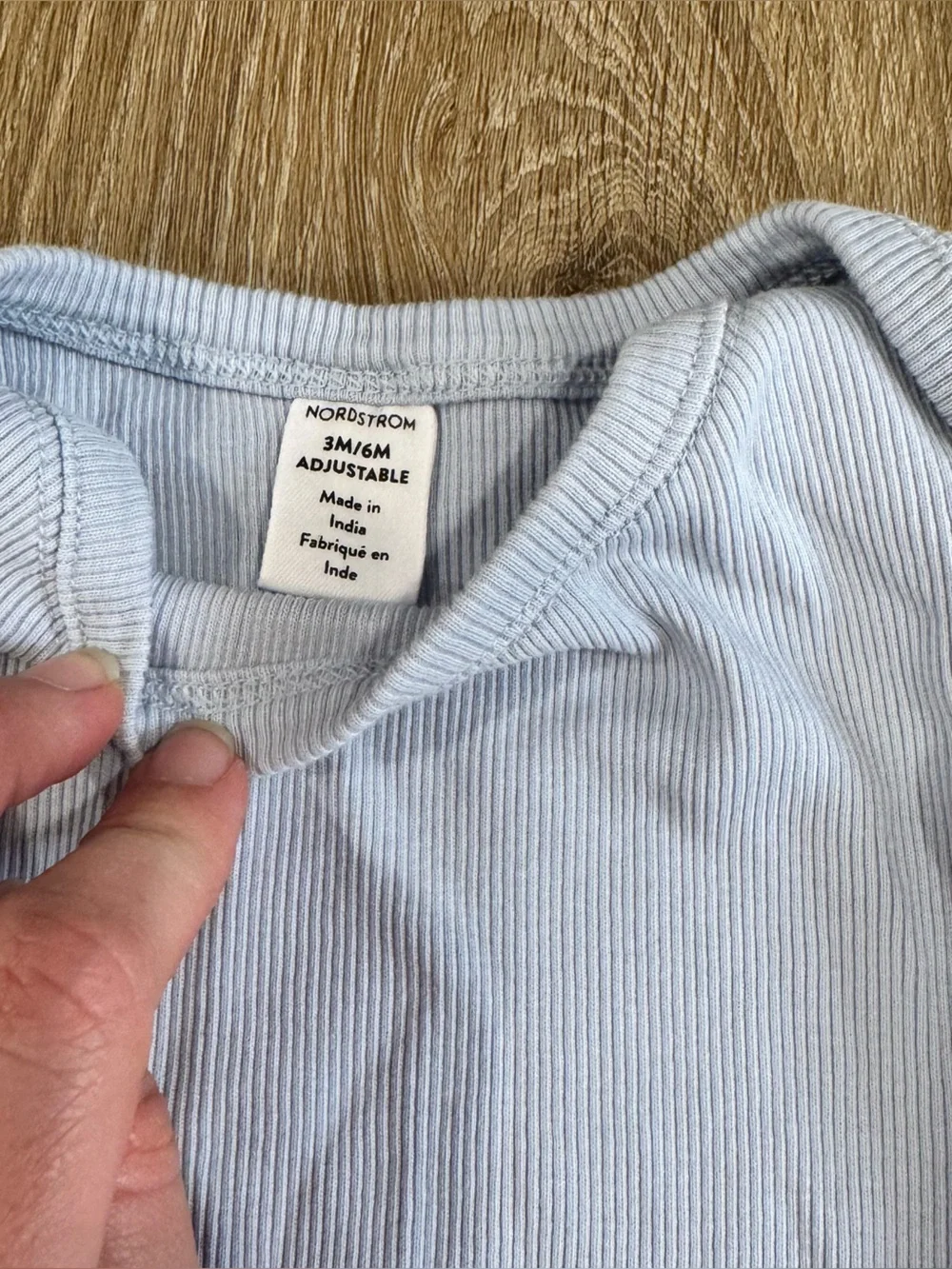 (3) Nordstrom 3/6 Month Adjustable Onsies - Picture 5 of 7